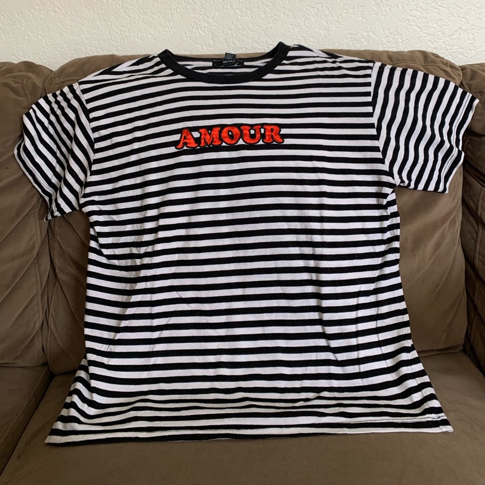 Forever 21 Striped Tee
